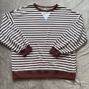 Classic Striped Crewneck Sweater